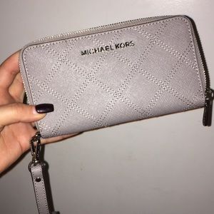 MK Grey wallet, brand new, I have matching bag